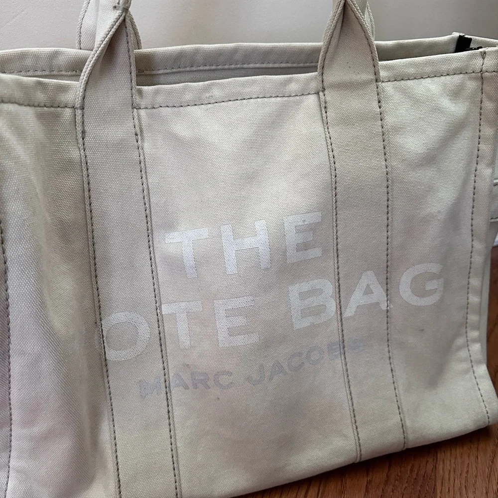MARC JACOBS The Tote Bag Beige Large - Picture 4 of 9